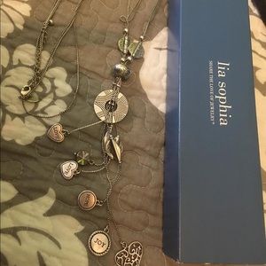 New, in box Lia Sophia necklace.